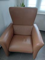 Siège monoplace en cuir avec pouf, Moins de 150 cm, Banc droit, Enlèvement, Cuir