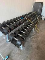 LifeFitness dumbell set / rack/ rek / 2kg - 40kg, Sport en Fitness, Fitnessmaterialen, Ophalen, Zo goed als nieuw