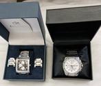 2 montres une festina et une esprit, Staal, Gebruikt, Staal, Polshorloge