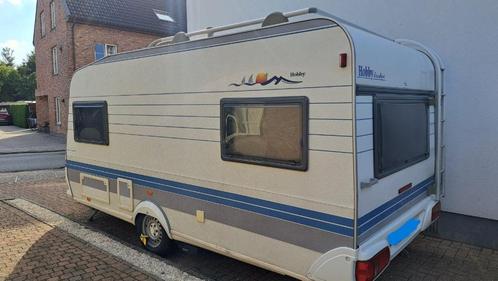Te koop: Hobby caravan, Caravans en Kamperen, Caravans, Particulier, tot en met 4, 1000 - 1250 kg, Rondzit, Hobby, Dwarsbed, Vast bed