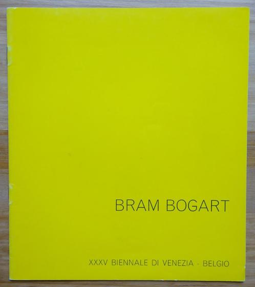 Bram Bogart 1970 Biennale Venezia/ signed, Livres, Art & Culture | Arts plastiques, Utilisé, Enlèvement ou Envoi