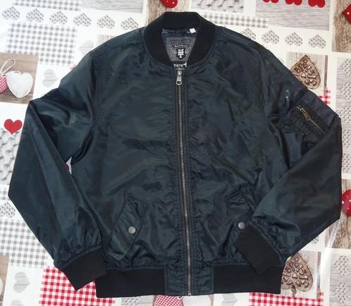 170 15 jaar bomberjack baseball jack jas vest zwart, Kinderen en Baby's, Kinderkleding | Maat 170, Gebruikt, Jongen, Jas, Ophalen of Verzenden
