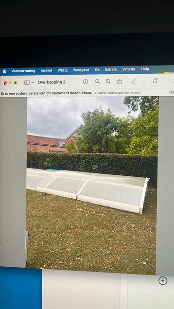 Zwembadoverkapping, Enlèvement, Utilisé