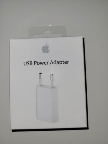 Originele 5W USB-oplader nieuw in de verpakking 