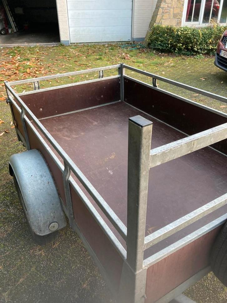 Aanhanger, in goede staat 2 x 1.25 m, Auto diversen, Aanhangers en Bagagewagens, Gebruikt, Ophalen