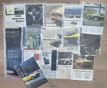 OPEL KADETT C - ARTICLES, Enlèvement ou Envoi, Opel