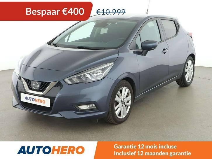 Nissan Micra 1.0 IG-T N-Connecta, Autos, Nissan, Achat, Micra, ABS, Caméra de recul, Airbags, Air conditionné, Bluetooth, Ordinateur de bord