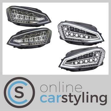 Koplampen VW Golf VII FULL LED Zwart disponible aux enchères