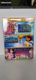 3 dvd , la belle au bois dormant ,cendrillon ,blanche neige, Dessin animé, Tous les âges, Coffret, Autres genres