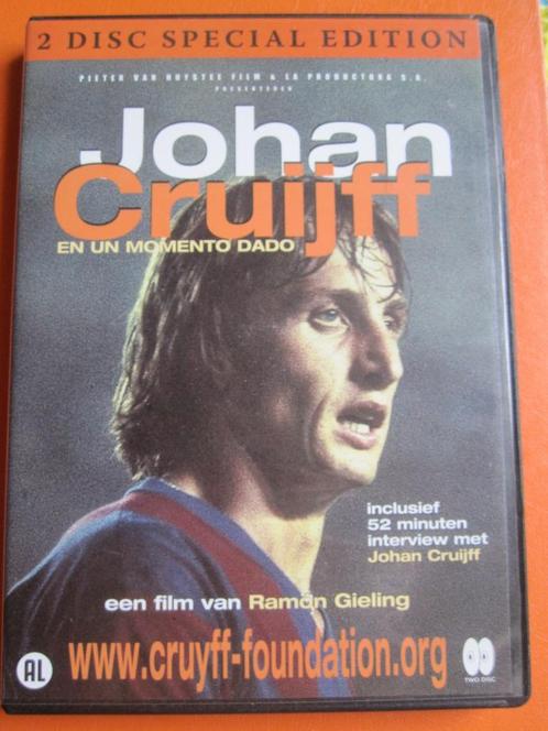 Johan Cruijff - En Un Momento Dado (2003) 2 disc, Cd's en Dvd's, Dvd's | Sport en Fitness, Zo goed als nieuw, Documentaire, Voetbal