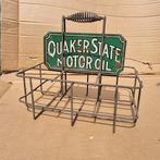 Quaker State Motor Oil - Rack for glass oil bottles, Collections, Marques & Objets publicitaires, Enlèvement, Utilisé, Autres types