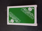 Een kaartspel over Argenta kleur groen en wit, Comme neuf, Enlèvement