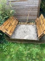 Zandbak + zand, Ophalen, Gebruikt