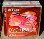 6 DVD + RW ( NEUF ), Informatique & Logiciels, Disques enregistrables, Enlèvement ou Envoi, Neuf, Dvd, TDK