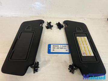 MERCEDES E C207 coupe zwart zonneklep set 2009-2016 beschikbaar voor biedingen