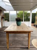 Te koop: Karaktervolle koloniale tafel – met lades, 1m x 2m, Huis en Inrichting, Ophalen, Gebruikt, 100 tot 150 cm, Vijf personen of meer