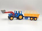 Traktor met aanhangwagen playmobil., Ophalen of Verzenden, Gebruikt