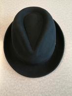 Bonnet 100 % laine noir neuf de 58 cm de circonférence, Enlèvement, Neuf, Chapeau