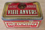 ancienne boîte à tabac old antwerpen, Autres marques, Utilisé, Enlèvement ou Envoi, Café