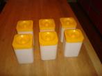 6 pots vintages en plastique, Ophalen, Gebruikt