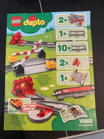 Lego Duplo 10882 - Les voies ferrées, Enlèvement ou Envoi, Comme neuf, Duplo
