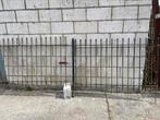 Ijzeren poort + hekken 9 meter, Tuin en Terras, Ophalen, Met poort, Gebruikt, Sierhekwerk