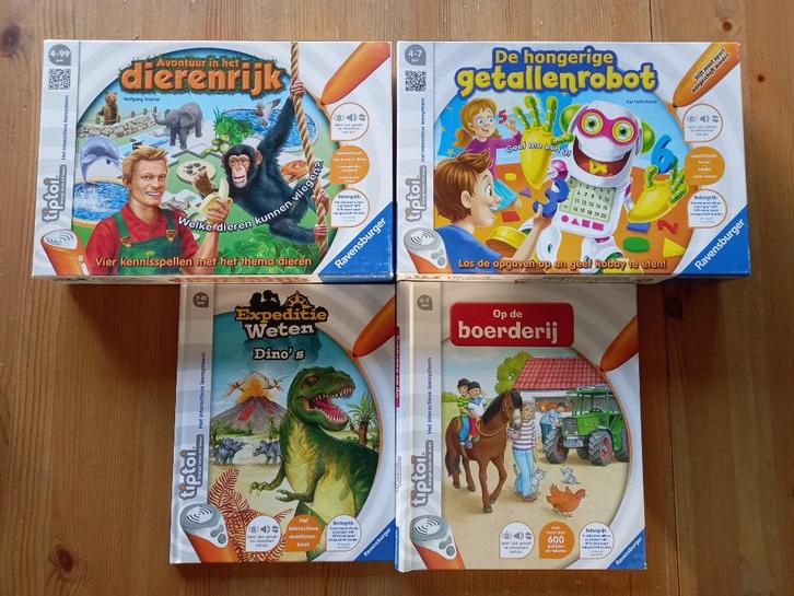 tiptoi spelletjes, stift niet inbegrepen, Kinderen en Baby's, Speelgoed | Educatief en Creatief, Zo goed als nieuw, Puzzelen, Taal en Lezen
