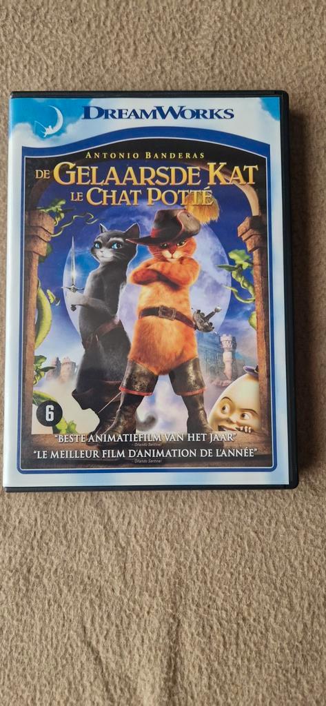 De Gelaarsde Kat (Dvd), Cd's en Dvd's, Dvd's | Tekenfilms en Animatie, Zo goed als nieuw, Ophalen of Verzenden