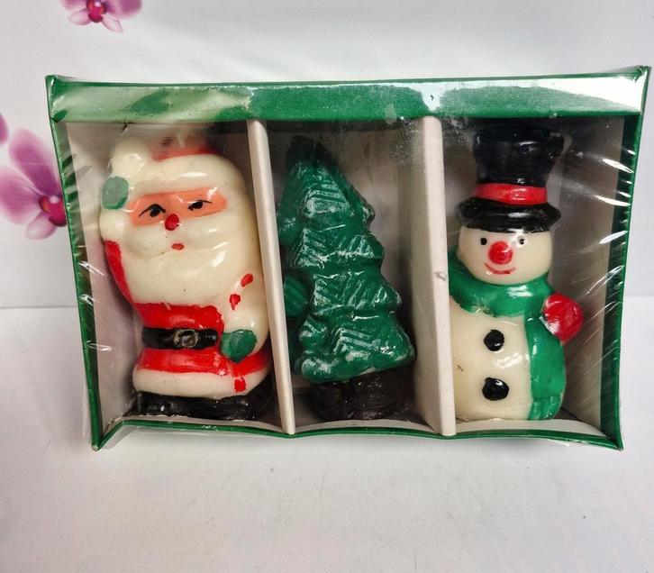 🎄 Kerst Kaarsen 🎄, Huis en Inrichting, Woonaccessoires | Kandelaars en Kaarsen, Nieuw, Kaars, Minder dan 25 cm, Overige materialen
