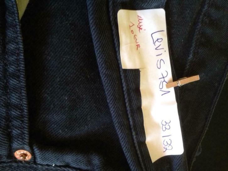 levis jeans homme noir 33/32, Kleding | Heren, Spijkerbroeken en Jeans, Gedragen, Zwart, Ophalen of Verzenden
