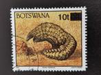 Botswana 1994 - wilde dieren - schubdier - met opdruk, Ophalen of Verzenden, Overige landen, Gestempeld