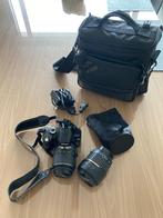 Nikon D60, Nikkor AF-S 18-55 en Tamrom 18-200, Audio, Tv en Foto, Fotocamera's Digitaal, Ophalen, Gebruikt, Spiegelreflex, Nikon