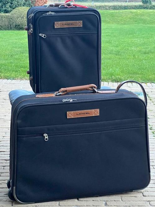 koffers 2 stuks Lancel € 50 voor de 2, Handtassen en Accessoires, Koffers, Gebruikt, Zacht kunststof, 60 tot 70 cm, 35 tot 45 cm