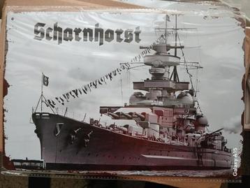 Vestzakslagschip Scharnhorst beschikbaar voor biedingen