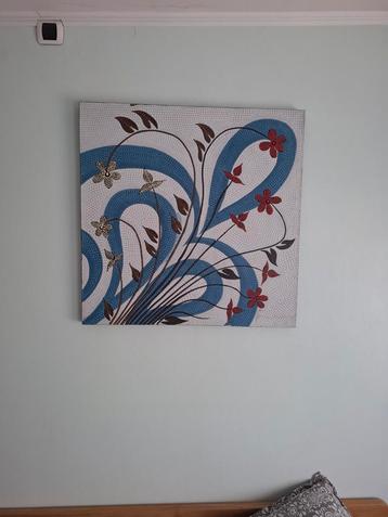 Verf bloemen vol kleuren  beschikbaar voor biedingen