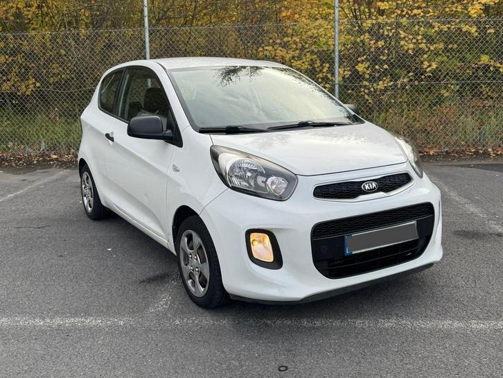 Kia Picanto 1.0 i 49 kw 2015 Euro 5b, Auto's, Kia, Bedrijf, Te koop, Picanto, Benzine, Euro 5, Handgeschakeld, Wit, Zwart, Stof