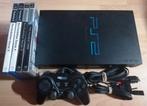 Console Sony PlayStation 2 Fat, Met 1 controller, Gebruikt, Ophalen of Verzenden, Zwart