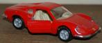MAISTO (SHELL Collectie) - Ferrari Dino 246GT rood 1:36 .., Ophalen of Verzenden, Gebruikt, Auto