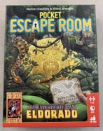 Pocket Escape Room het Mysterie van Eldorado Compleet spel, Hobby en Vrije tijd, Verzenden, Zo goed als nieuw