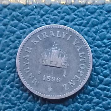 Hongrie Autriche 2 Filler coin 1896 KB, Enlèvement ou Envoi, Hongrie