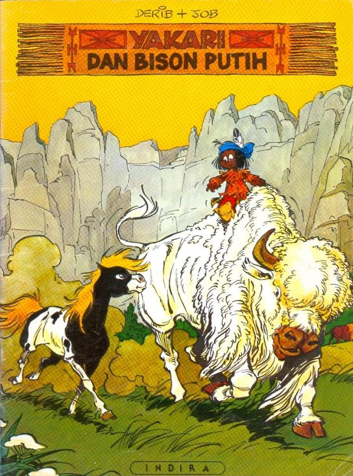 Yakari nr 2 - Dan Bison Putih - Jakarta / Indonesie., Boeken, Stripverhalen, Gelezen, Eén stripboek, Ophalen of Verzenden
