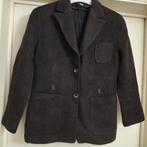 Natan donkerbruin wollen jasje 38-40, Kleding | Dames, Jasjes, Kostuums en Pakken, Maat 38/40 (M), Bruin, Ophalen of Verzenden