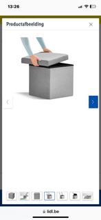 Opberger/voeten-zitbankje beige, Ophalen, Nieuw