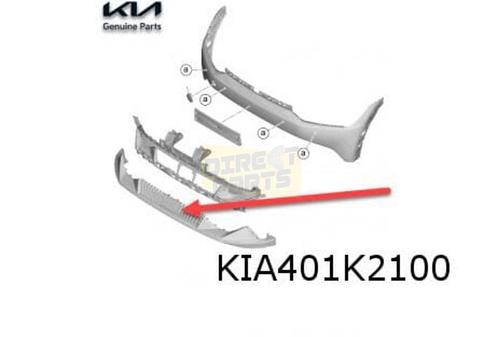 Kia EV6 (9/21-) voorbumper inzet onder  (te spuiten) Origine, Autos : Pièces & Accessoires, Carrosserie & Tôlerie, Pare-chocs