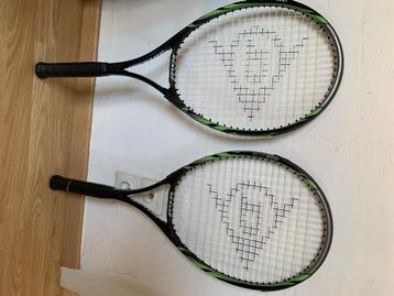2 tennisrackets Dunlop