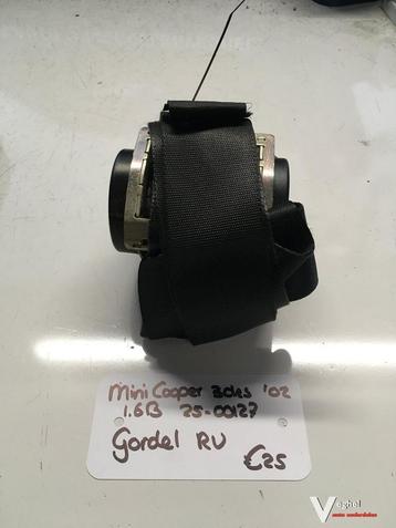 Mini Cooper 1.6 3drs 2002   Gordel Rechtsvoor of Linksvoor o beschikbaar voor biedingen