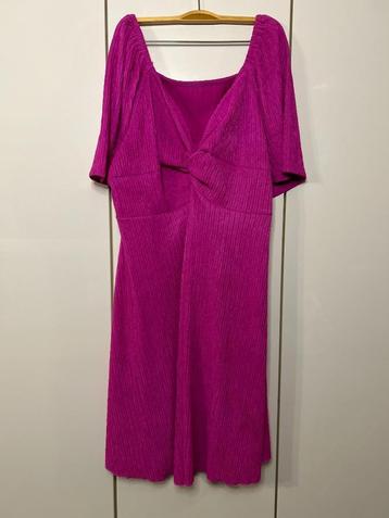Stugaz Curve fuchsia roze jurk - Maat 3XL ---