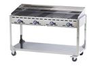 BBQ MET 4 GASBRANDERS, Zakelijke goederen, Horeca | Keukenapparatuur, Ophalen