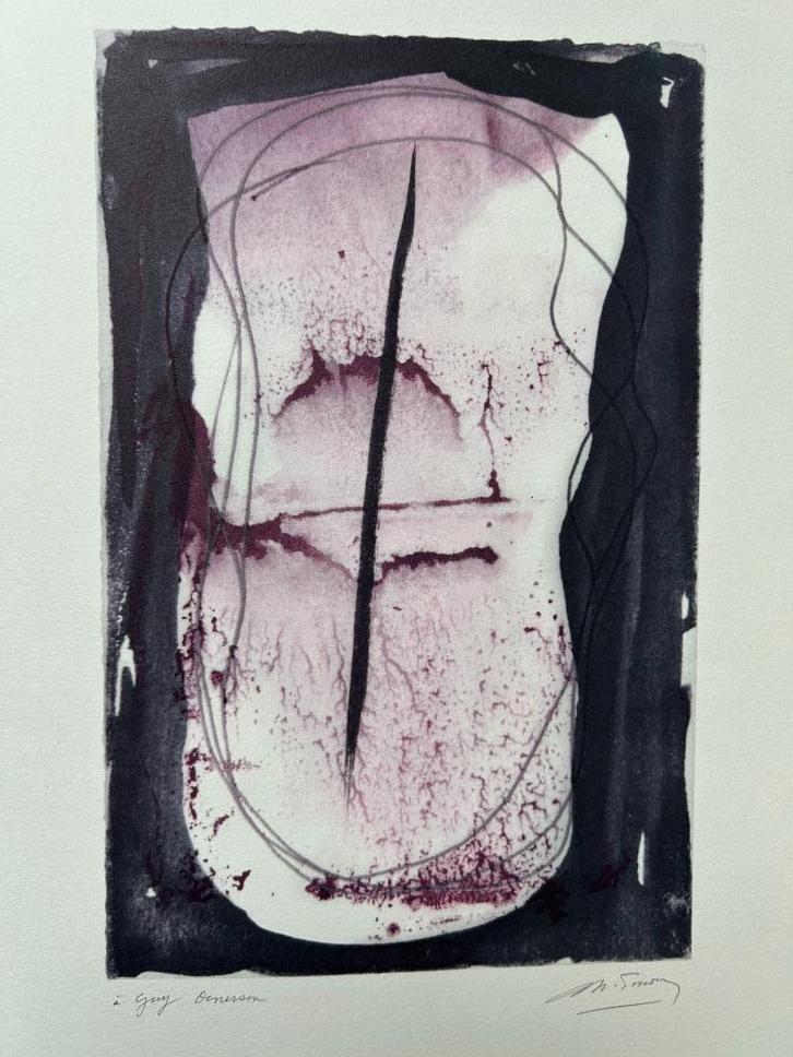 Philippe TOUVAY - Originele offset gravure 1971 - 32x24cm, Antiek en Kunst, Kunst | Litho's en Zeefdrukken, Ophalen of Verzenden