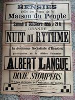 Hensies, soirée 1956. Dixie Stompers. Albert Langue, Utilisé, Enlèvement ou Envoi